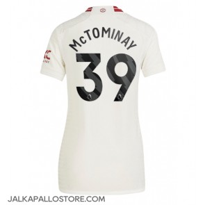 Manchester United Scott McTominay #39 Kolmaspaita Naisten 2023-24 Lyhythihainen